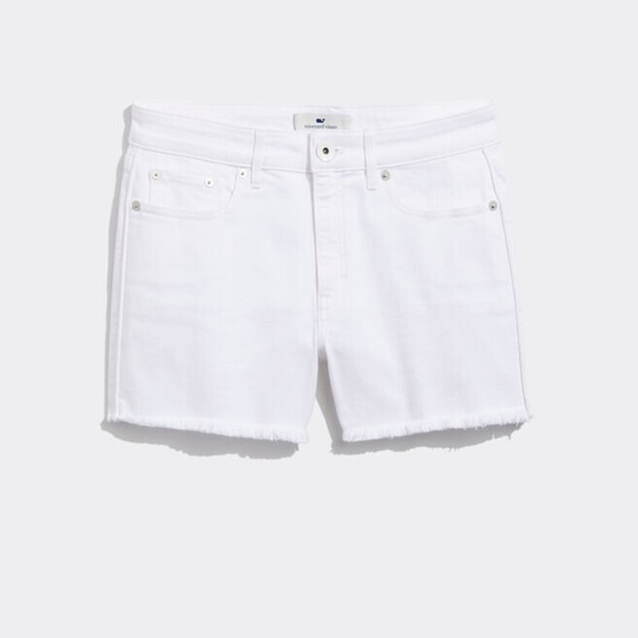 Vineyard Vines Corded White Jamie Jean Shorts - NWT - Picture 2 of 5